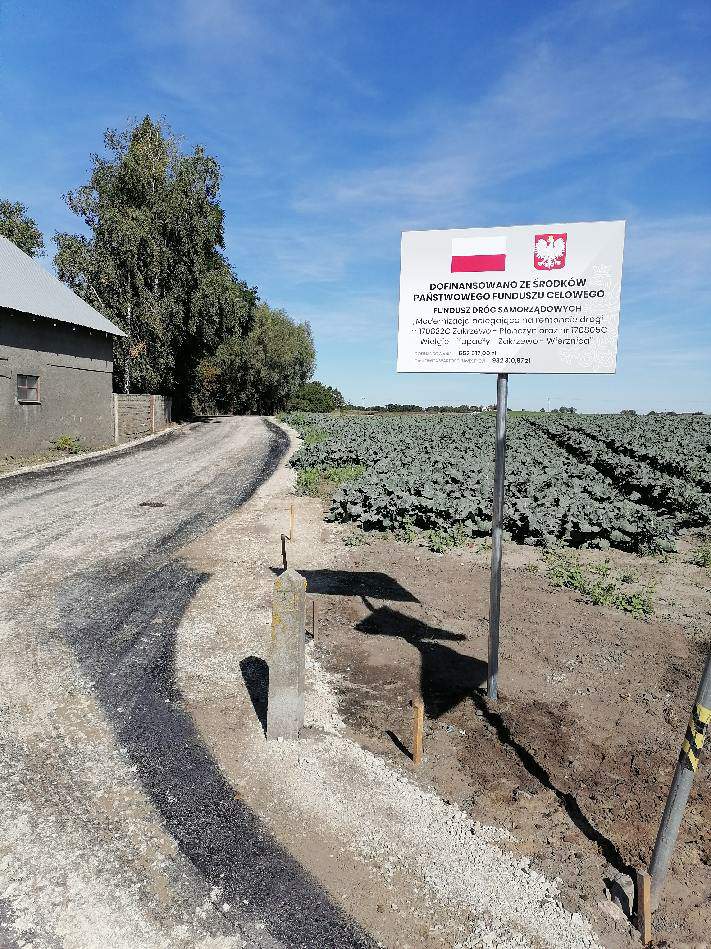 Droga Nr 170 832 C Zakrzewo - Płonczyn