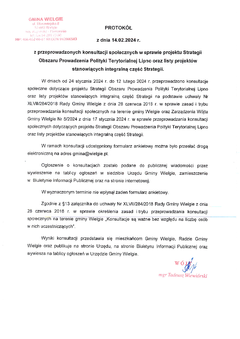 Protokół z konsultacji