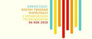 „Konsultacje dotyczące Programu współpracy na rok 2020”