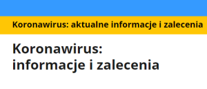 Koronawirus: aktualne informacje i zalecenia 