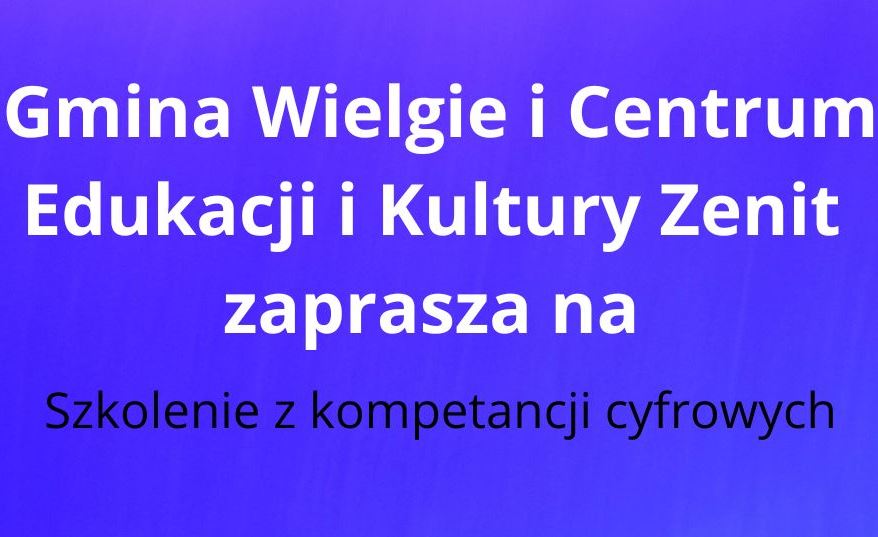 Szkolenie z kompetencji cyfrowych