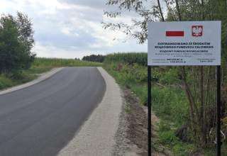 Zakończenie realizacji zadania dofinansowanego w ramach Rządowego Funduszu Rozwoju Dróg